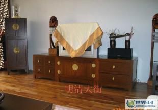 明清大街--中式、古典、榆木、明清家具翹頭電視柜_家居家具_世界工廠網中國產品信息庫